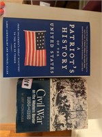 Civil War and A Patriot's History books