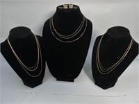 14K Gold Necklaces & Earrings