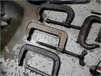 4 large c clamps