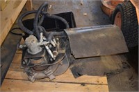 Toro stump grinder, quick hitch attachment fits To