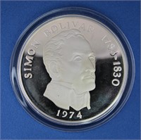 1974 Silver 20 Balboas PF 4.57oz