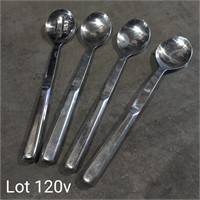 4x 12 Inch Restaurant Serving Spoons