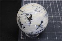 2lb unpolished dendritic agate sphere