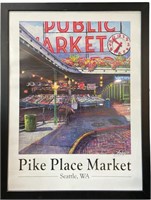 Pike Place Market Signed Print