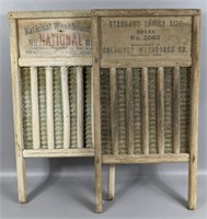 Two Vintage Washboards