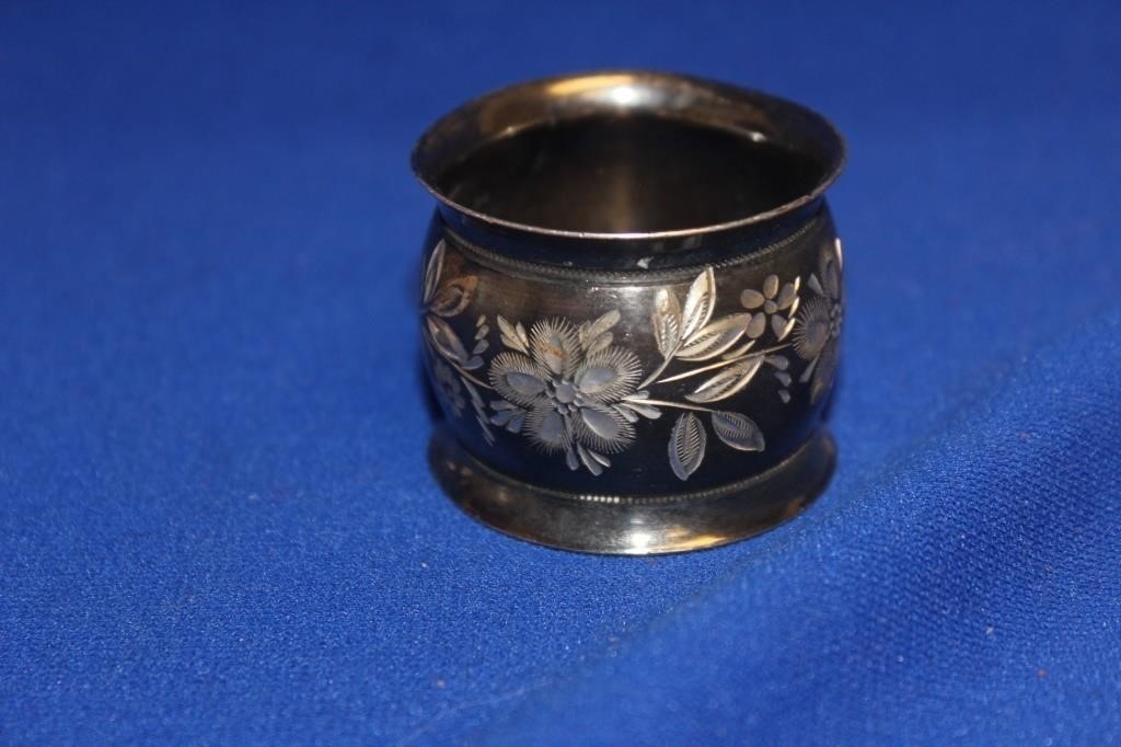 A Silverplated Single Napkin Ring