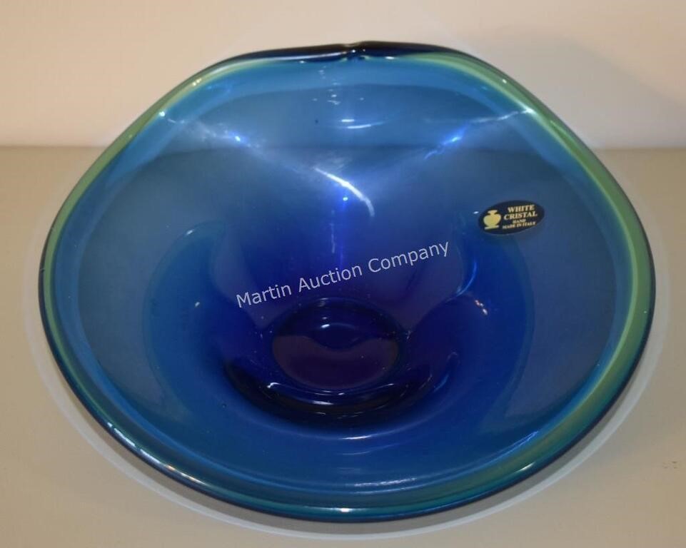 (K1) Murano Art Glass 12" Bowl