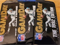 Football Sealed Pack Lot of 3 Gameday