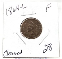 1864-L Cent F (Cleaned)