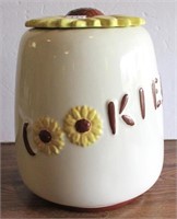 Abingdon Pottery Daisy Cookie Jar