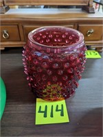 Cranberry Hobnail Shade