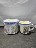 Peter Rabbit Tin & Mug