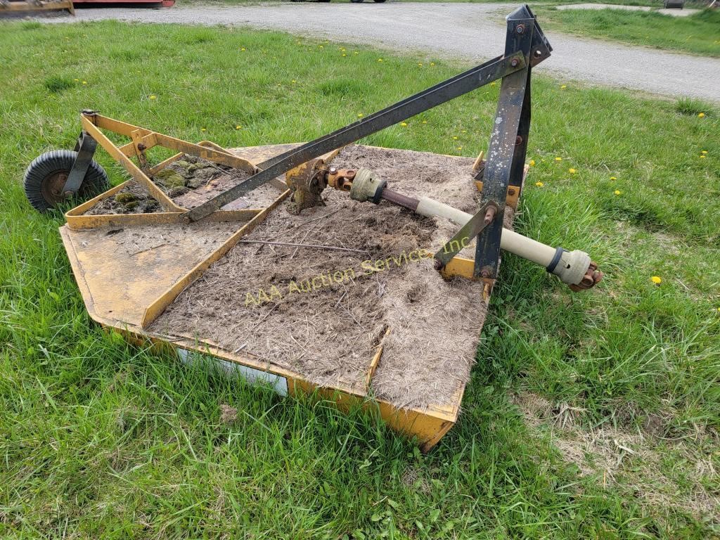 King Kutter 3pt mower, some rust, fair condition
