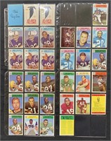 1966 Philly Gum Football Card Lot.