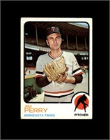 1973 Topps #385 Jim Perry EX to EX-MT+