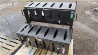 Black Metal 8 Box Storage Cabinet