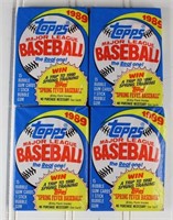 (4) 1989 Topps Baseball Wax Packs