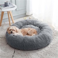 Calming Dog Bed & Cat Bed, Anti-Anxiety Donut Dog