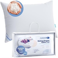 Continental Bedding Soft Goose Down Pillow 1 Pack