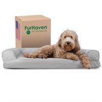 Furhaven Cooling Gel Dog Bed for Large/Medium