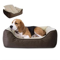 Miguel Dog Bed with Reversible Removable Cushion