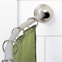 Zenna Home Rustproof Curved Stall-Sized Shower