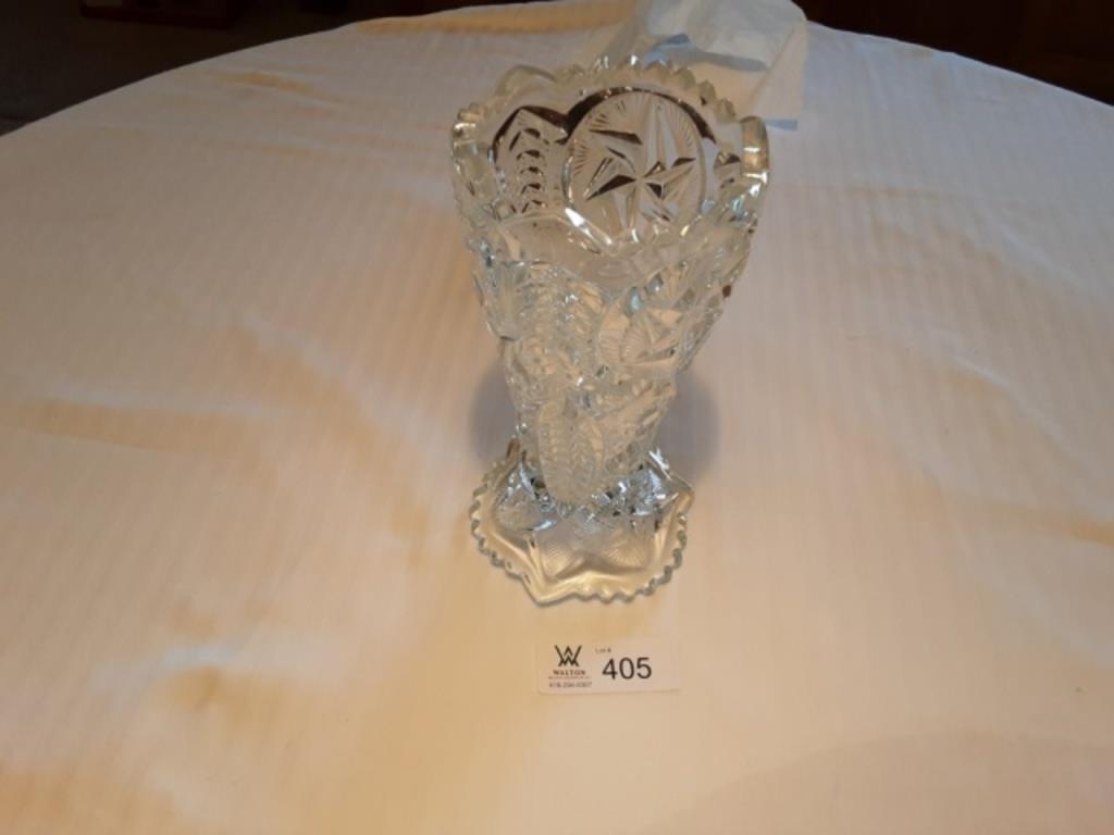 Vase Pressed Glass