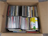 Environ 50 CD musique variée dont Céline Dion,