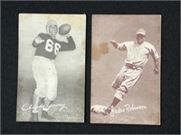 Jackie Robinson & Claude Young Exhibit Cards
