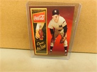 Mickey Mantle Coca Cola Baseball Card