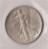 US Coins 1934 Liberty Walking Half AU