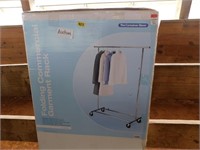 NEW IN THE BOX FOLDING COMMERICAL GARMENT RACK