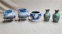 Lot of Oriental Pottery, Vases, etc