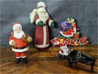 Lot of Santa Claus Ornents