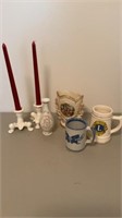 Mixed Lot Antique Vintage & MCM clay / porcelain