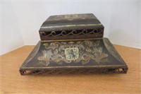 Very Heavy Ornate Metal Storage  Box