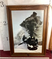 Artwork/Photo Railroad Steam Engine