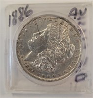 1886 Morgan Silver Dollar, Higher Grade