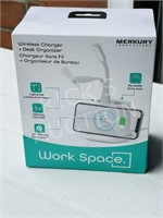 Merkury workspace wireless charger & organizer