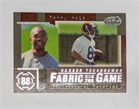 1999 Torry Holt Leaf Fabric of the Game Rookie #d