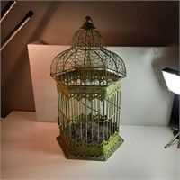 green birdcage
