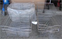 (8) Assorted Wire Baskets & Brackets