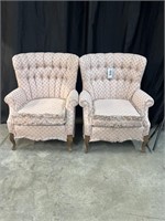 PAIR OF BALLOON BACK CHAIRS
