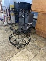 Metal Fruit Basket (18" Tall)