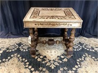Hand crafted artisan occasional table