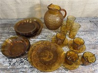Amber Pitcher, Plates, Cups & Saucers, Soup