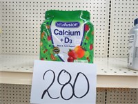 Vitafusion calcium+D3 200 gummies