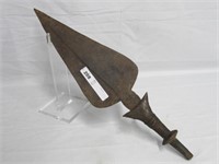 STUNNING 20TH CENTURY  AFRICAN SPEAR KNIFE 20IN L