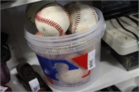 BASEBALLS IN BUCKET