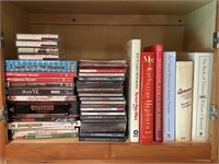 CD's, Cassettes, DVD's, Books
